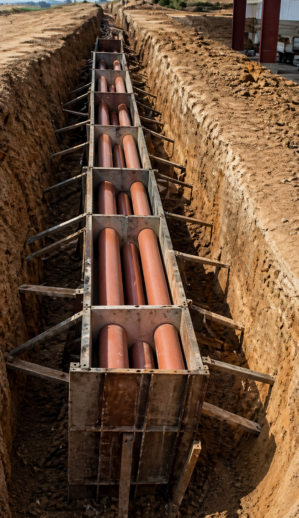 Sanitation — Network pipe installation par TECHNOBAT