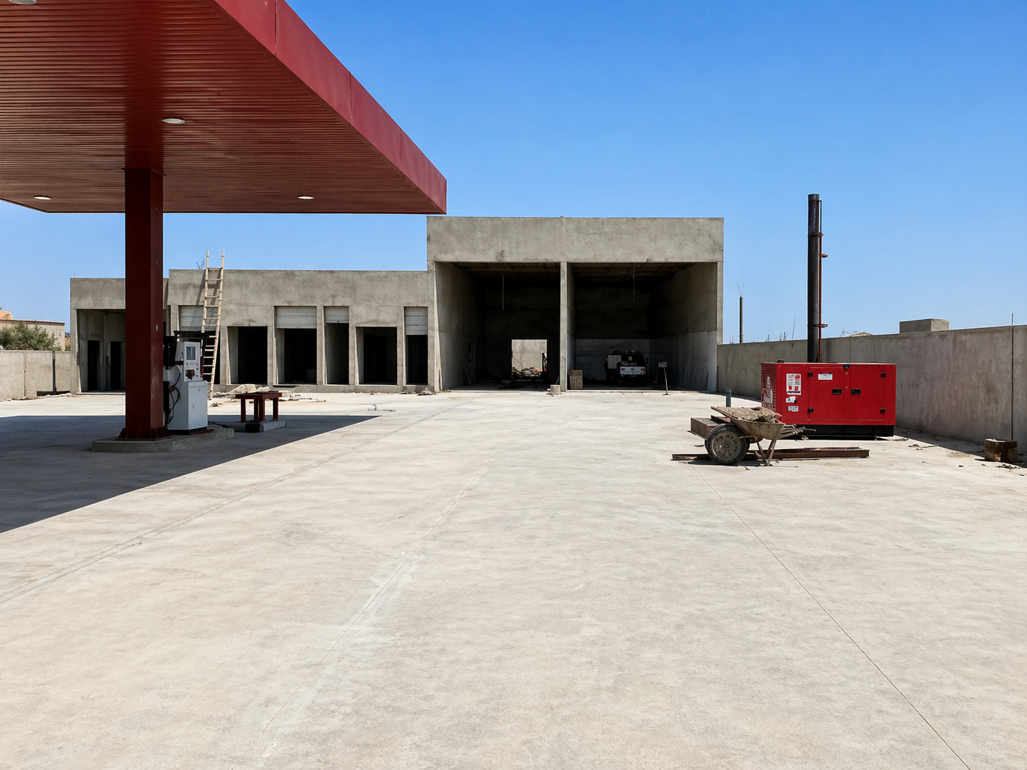 Service Station — Turnkey service station par TECHNOBAT