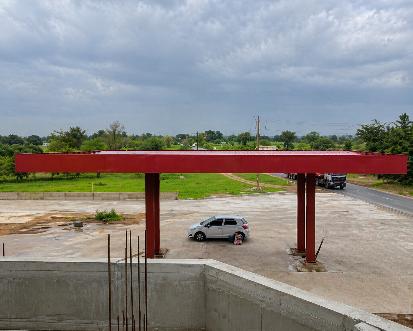 Service Station — Service station canopy par TECHNOBAT